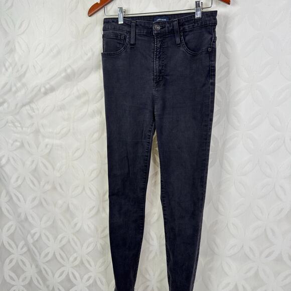 J. Crew Curvy Toothpick Black Washed Skinny Jeans Size 30 - Picture 3 of 9